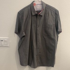 INC Mens short sleeve button up